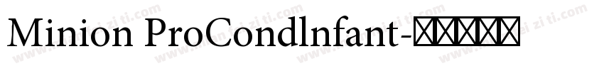 Minion ProCondlnfant字体转换